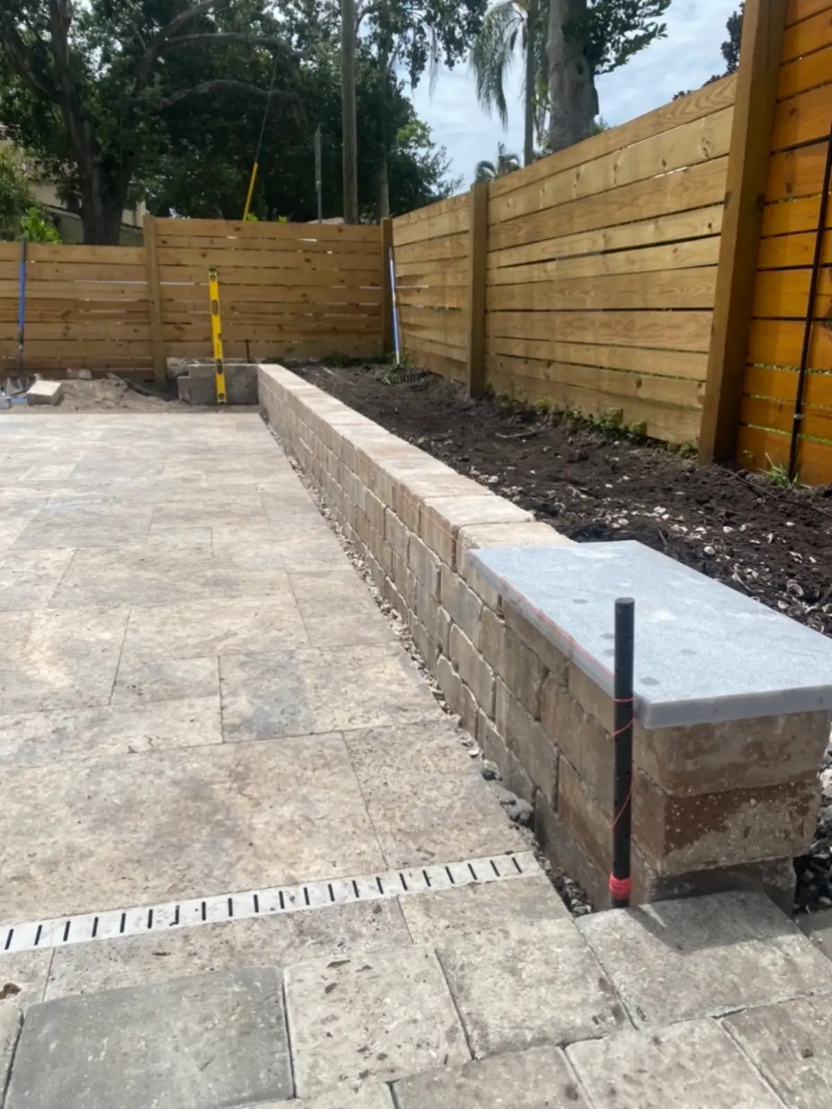 Hardscaping services including pavers and fencing in St. Petersburg FL